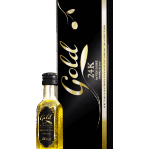Botella de aceite virgen extra Gold 24K